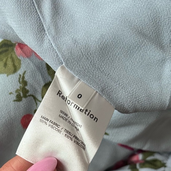 Reformation Shelby Floral Midi Dress in Giulia Sz 0 - Picture 11 of 11